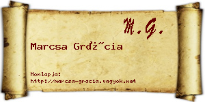 Marcsa Grácia névjegykártya
